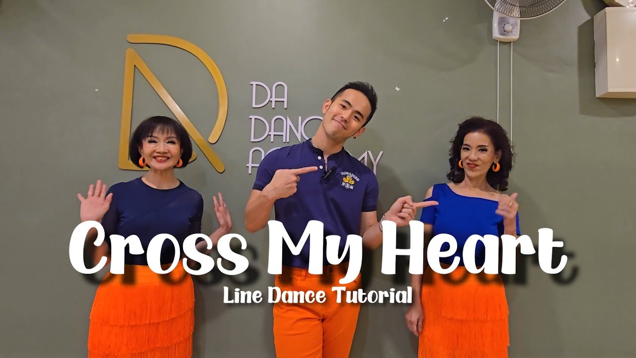 【Line Dance Tutorial】Cross My Heart
