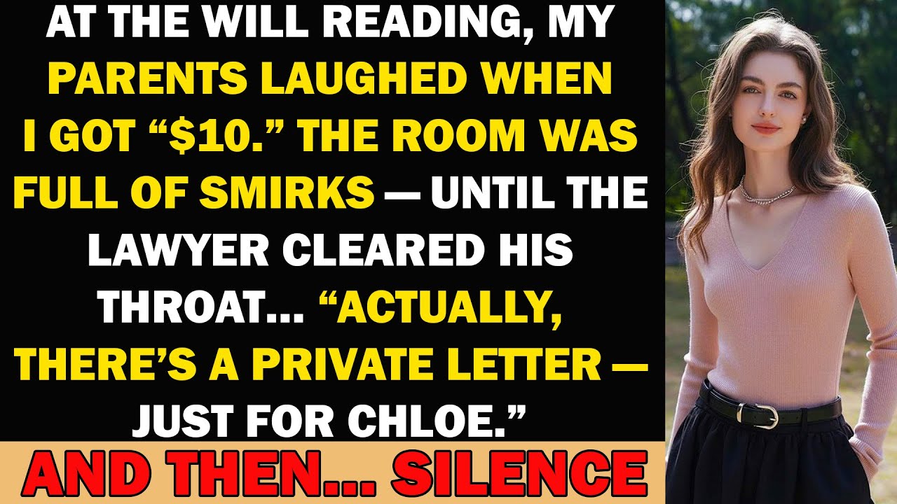 At the Will Reading, My Parents Laughed at My $10 Inheritance &mdash; Then the Lawyer Handed Me a Letter