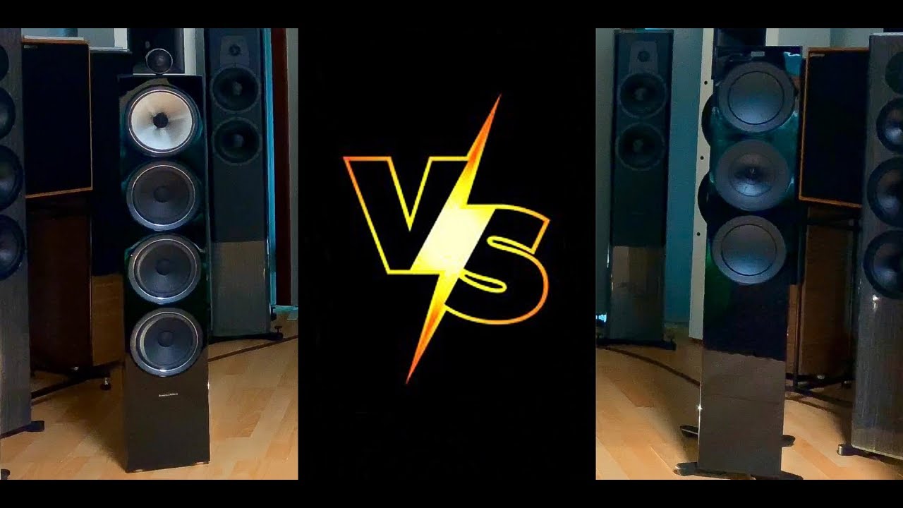 SOUND BATTLE!!! B&W 702 S2 vs KEF R7 (4K HD Audio) And the winner is?