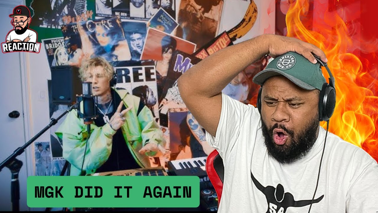mgk - Bye Bye Bye Freestyle (ft. No Love) REACTION | mgk DID IT AGAIN!!