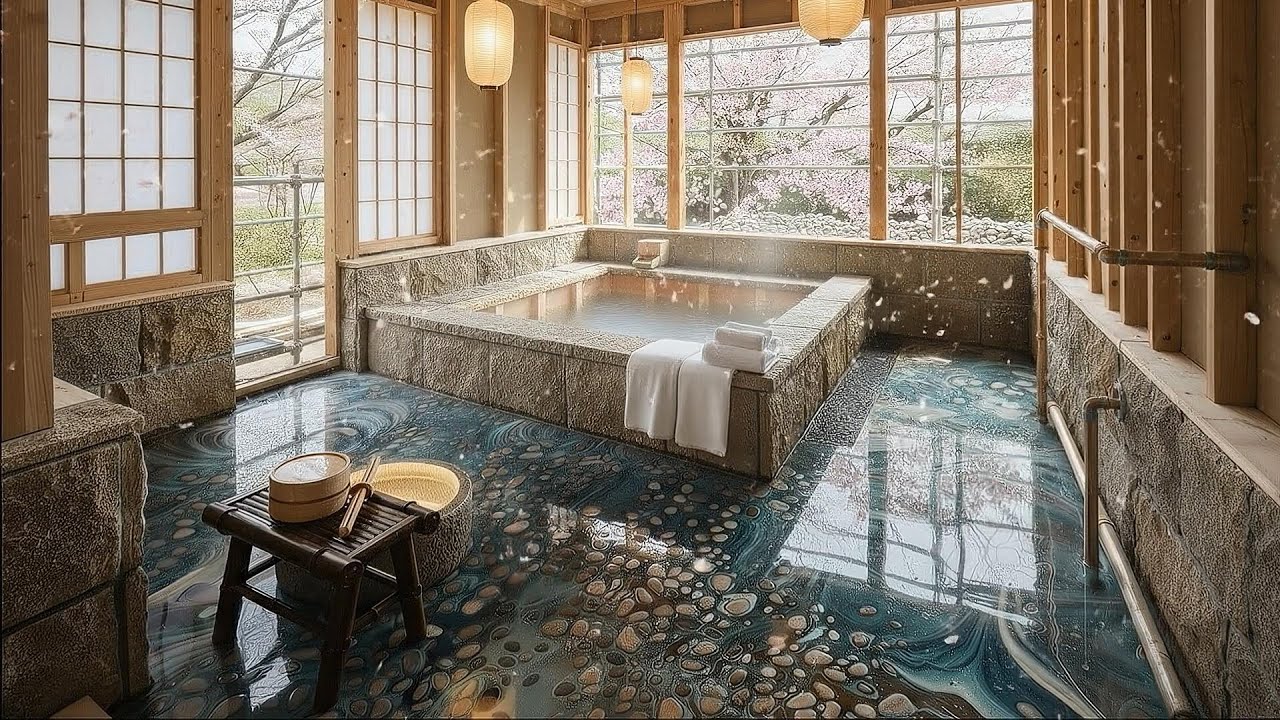 Japanese Onsen Bathtub Modern Design!
