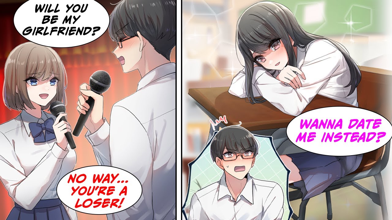 [Manga Dub] I was put on the spot and rejected... Everyone makes fun of me, but the girl next to me