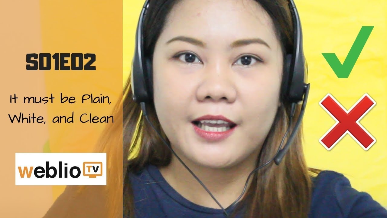 EPISODE 02: IT MUST BE PLAIN, WHITE, AND CLEAN | Weblio TV