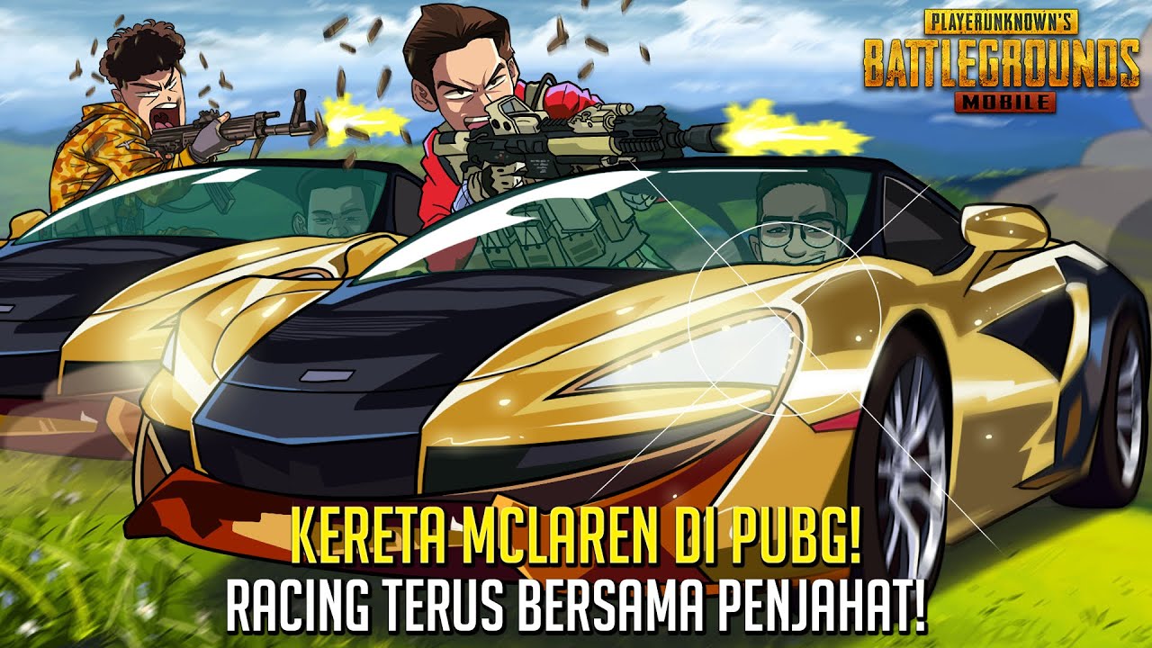 KERETA MCLAREN ROYAL BLACK 50,000 UC! MMG GILA EFEK NI! TURUN PARACHUTE PUN PAKAI KERETA! BANTAI!