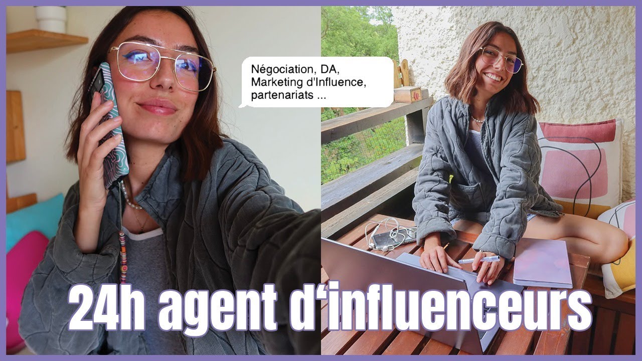 24H dans ma vie d'agent d'influenceurs (Marketing d'Influence)