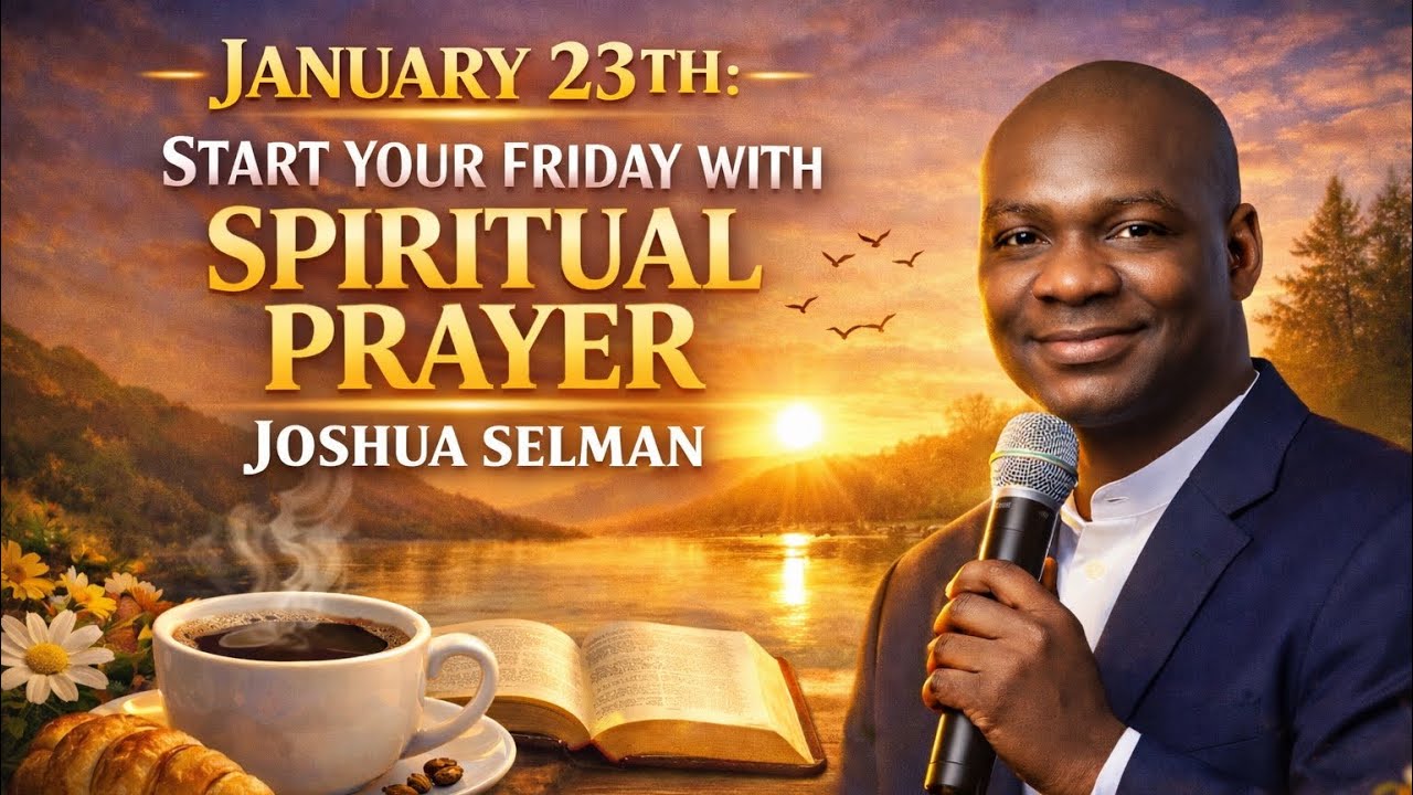 JANUARY 23TH: A POWERFUL SPIRITUAL PRAYER TO START YOUR FRIDAY | APOSTLE JOSHUA SELMAN