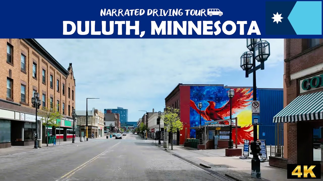 🚘 Duluth, Minnesota 🌊 4K Drive