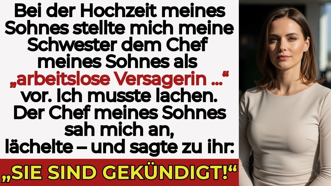 Meine Familie lachte, als meine Schwester mich „arbeitslose Versagerin“ nannte – ihr Chef hörte zu