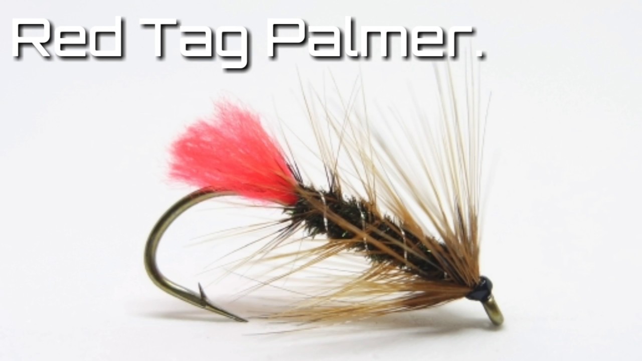 Red Tag Palmer ørred flue.