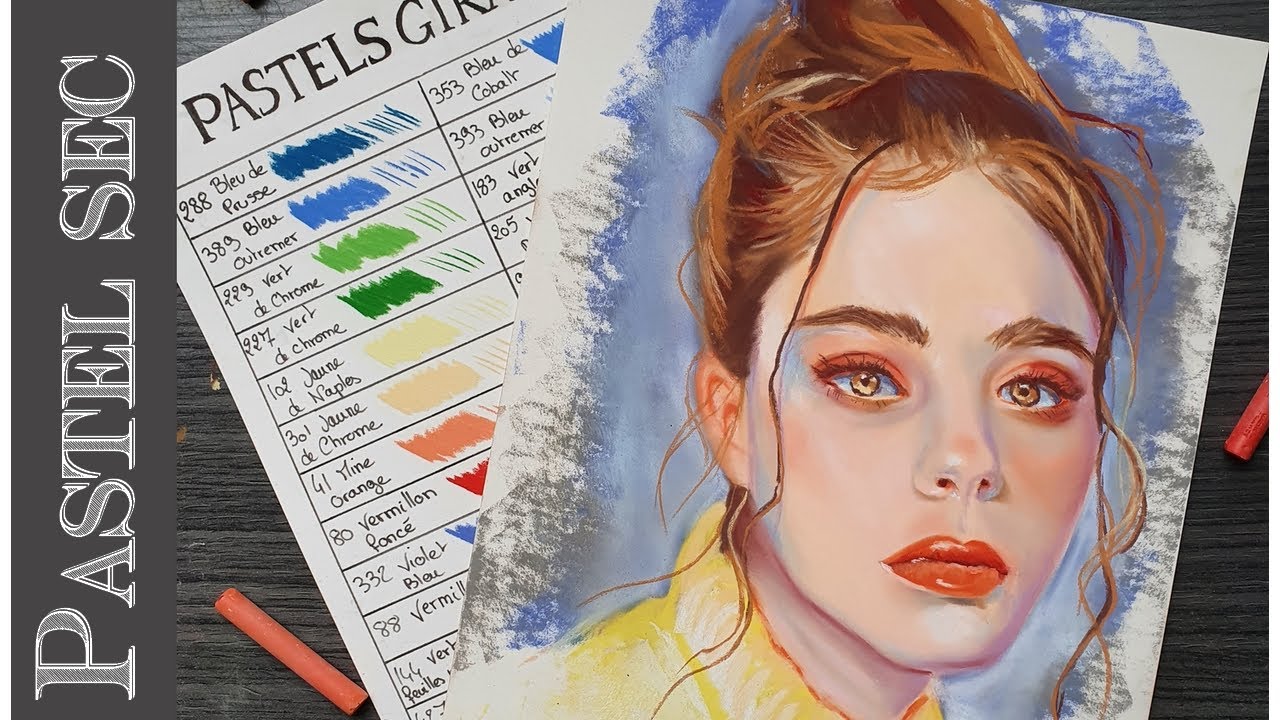 Portrait au pastel sec 🖍