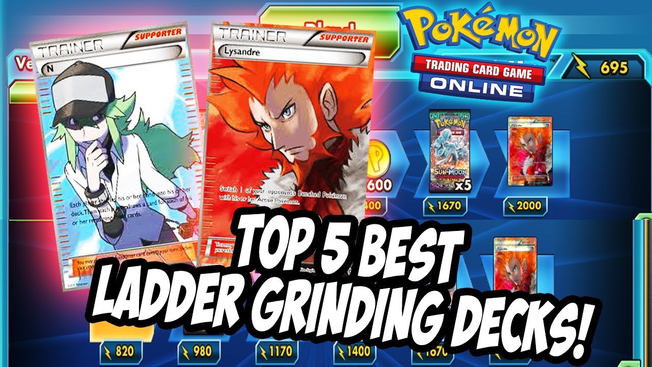 PTCGO The Top 5 Best Decks To Use To Grind The Ladder! How to Get Quick Wins on PTCGO!