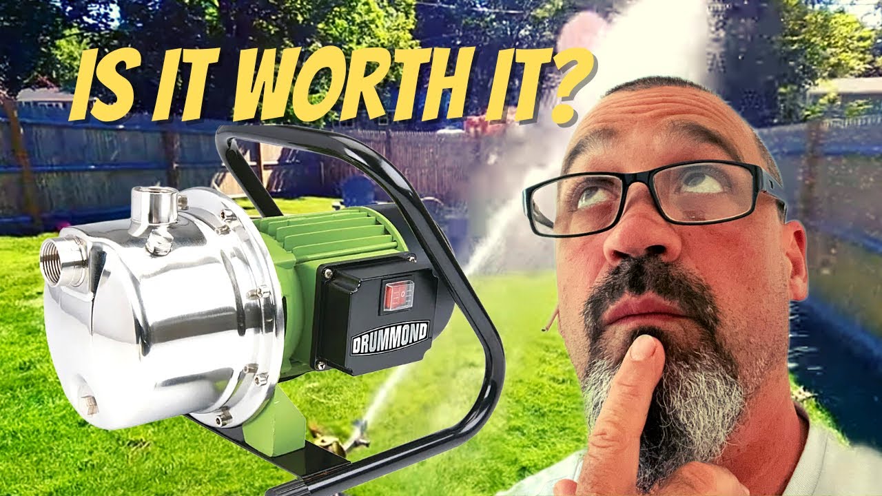 Should YOU invest on a RAIN BARREL and SPRINKLER PUMP setup. Is it WORTH IT??