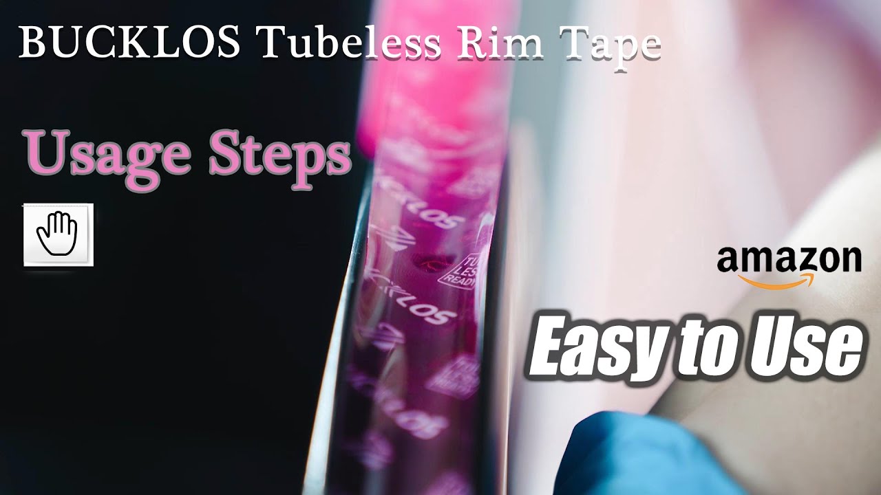BUCKLOS tubeless rim tape Installation Steps #tubeless #rimtape #roadbike #bucklos