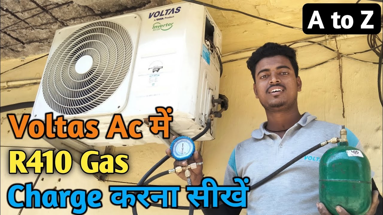 R410 Gas Charging Full Practice | Ac me gas kayse dale | Ac Gas Charging | Abid Ac Wala |