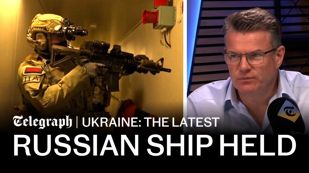 Moscow bombs historic Kyiv cathedral as UK seizes Russian ship | Russia-Ukraine latest war news
