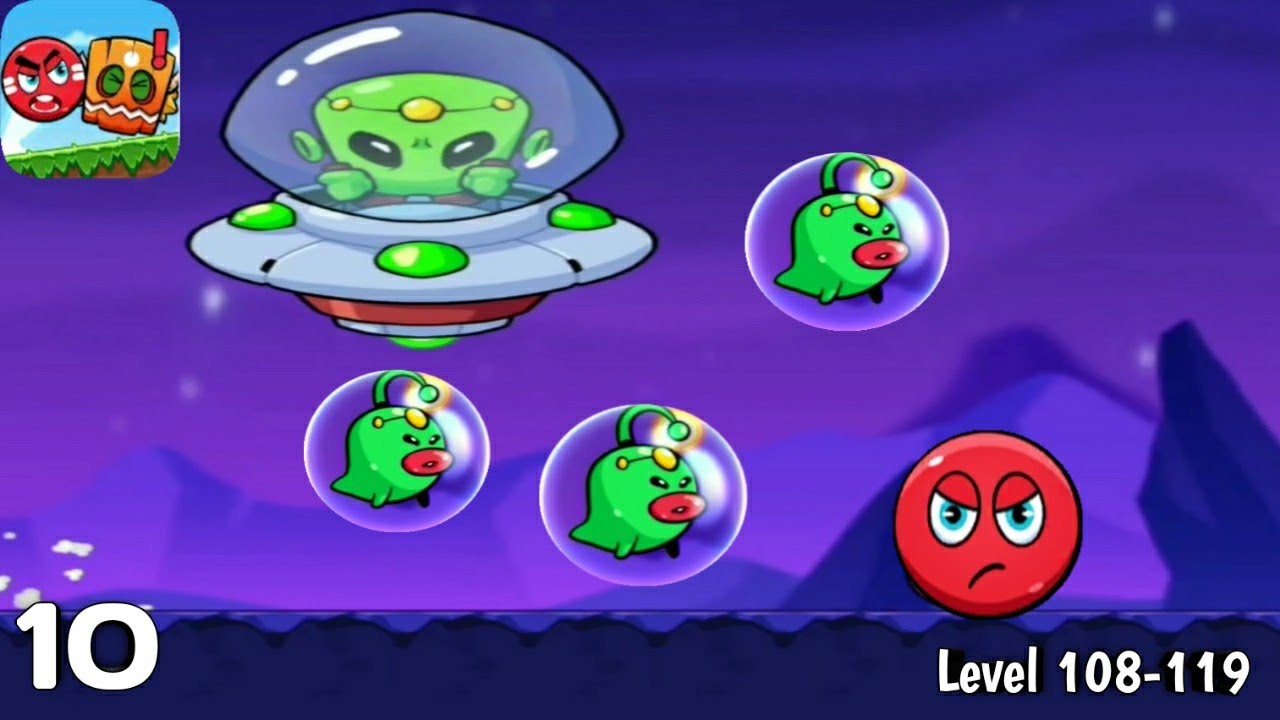 Ball V - Red Boss Challenge - Level 108-119 Gameplay Walkthrough #gamplay #UnicornGaming339 #gaming