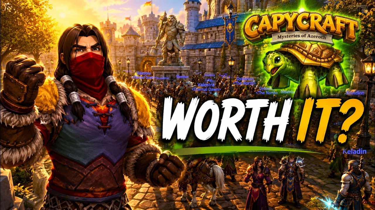 Is CapyCraft Worth Playing? (Turtle WoW Players Are Flooding In!)