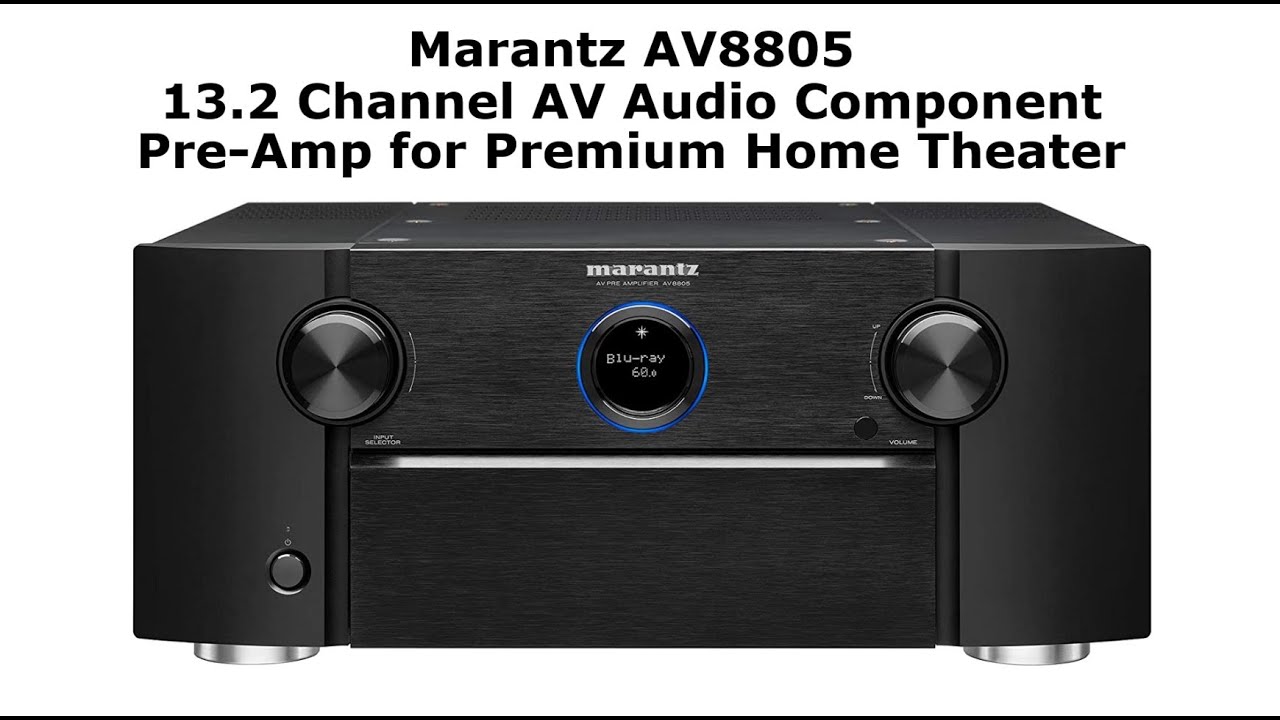 Marantz AV8805   13 2 Channel AV Audio Component Pre Amp for Premium Home Theater