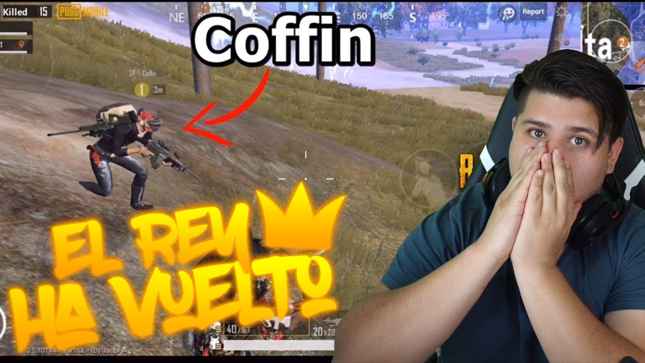 Reaccion COFFIN El Rey del PUBG MOBILE