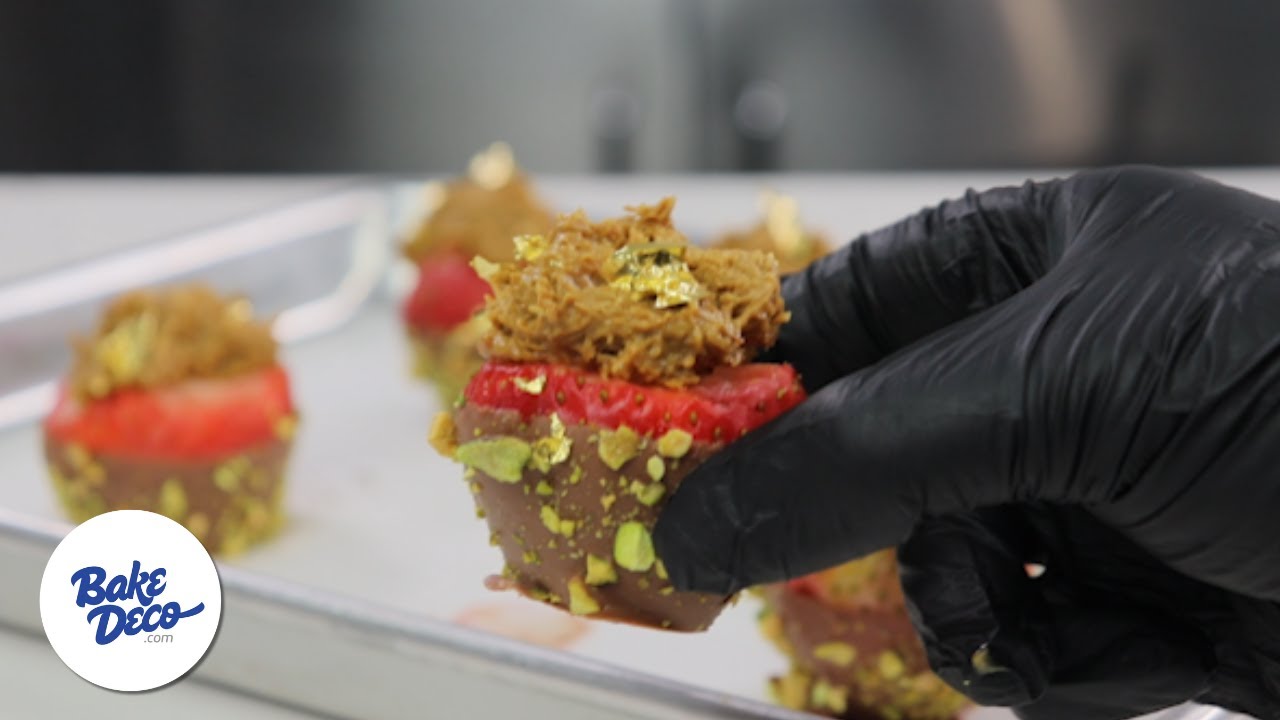 Dubai Stuffed Strawberries