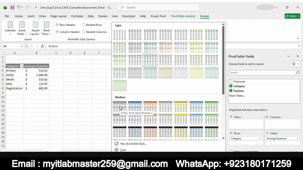 Exp25 Excel Ch05 CumulativeAssessment Travel