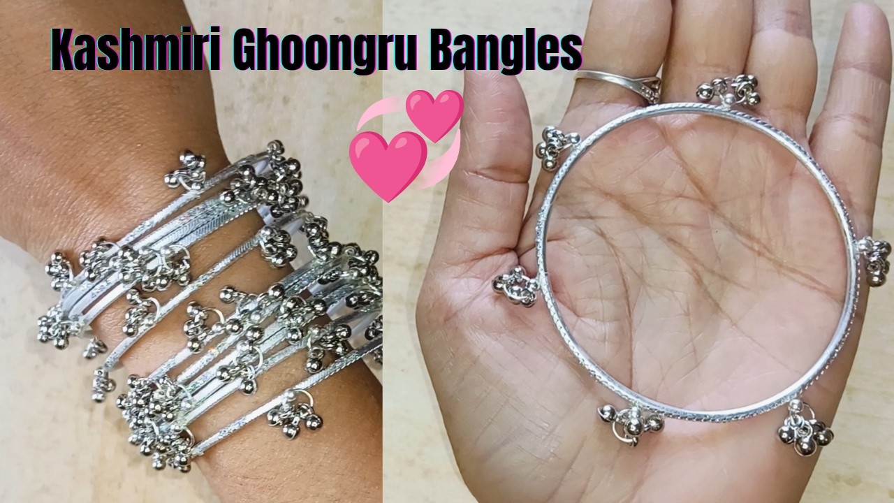 Trending Ghoongru Bangles Making 🔥 | Handmade Stylish Bangles at Home