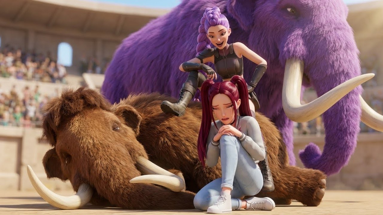 Rumi gets Purple Mammoth Racing Championship - KPOP Demon Hunters