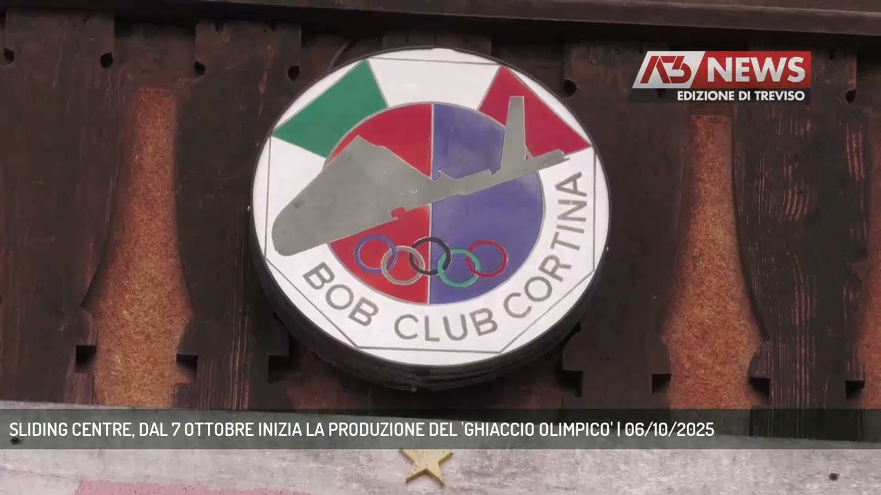 SLIDING CENTRE, DAL 7 OTTOBRE INIZIA LA PRODUZIONE DEL 'GHIACCIO OLIMPICO' | 06/10/2025