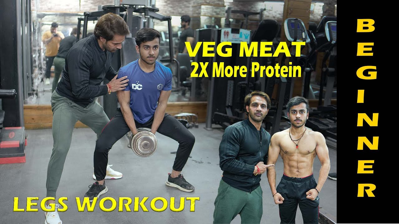 Beginners Legs Workout | Veg Meat for Vegetarian |Team tiger