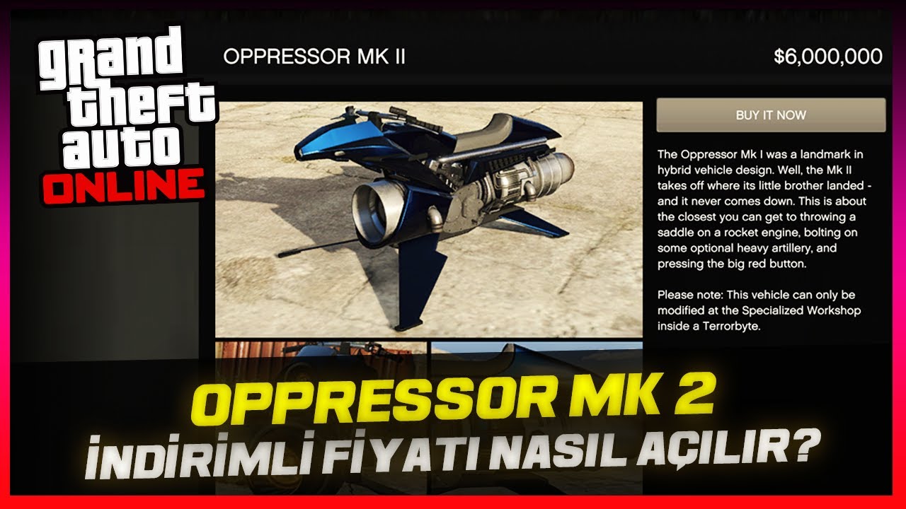 GTA ONLINE - OPPRESSOR MK2'NİN İNDİRİMLİ FİYATI NASIL AÇILIR?
