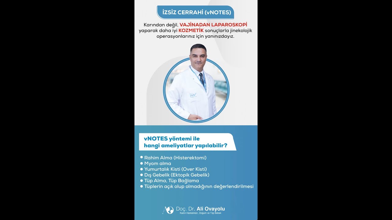 vNOTES (Vajinal Laparoskopi) Nedir?