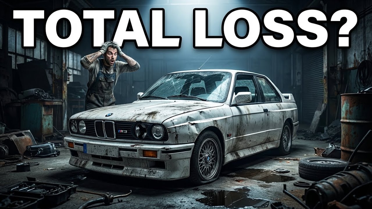 White BMW M3 E30 1991 Full Restoration (ASMR)