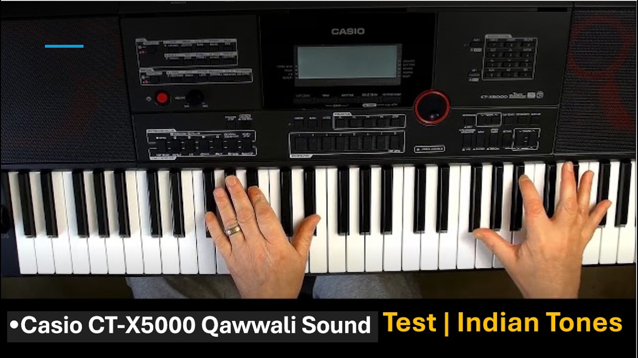 Casio CT-X5000 Qawali Sound Test | Indian Tones & Harmonium Style Demo 🎹