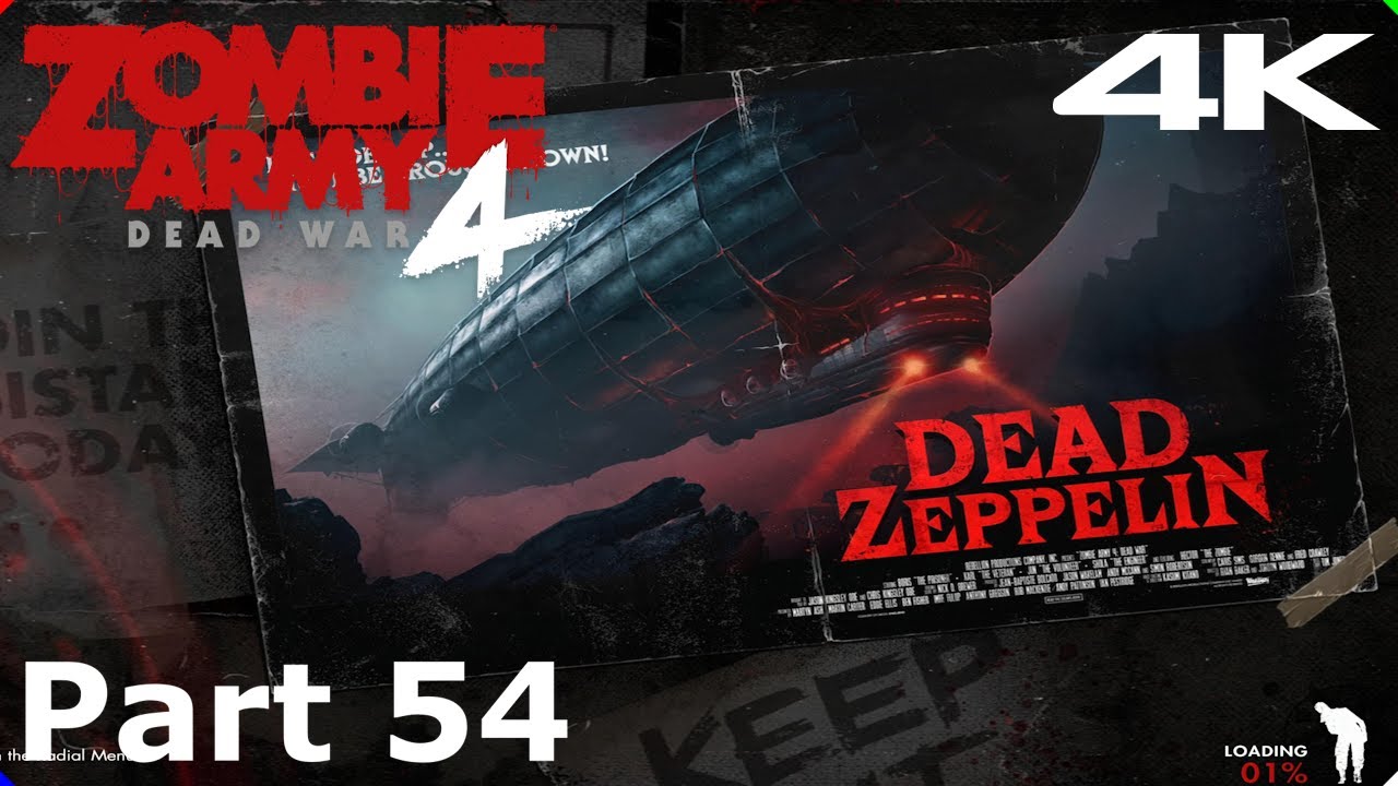ZOMBIE ARMY 4 DEAD WAR - PS5 - Part 54 - Long Way Down - Walkthrough - 4K No Commentary