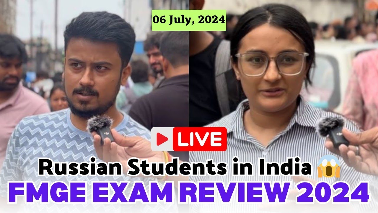 FMGE EXAM 2024 | 06 July,2024 | Russian😍MBBS Students का जलवा 😱 | FMGE EXAM REVIEW 2024