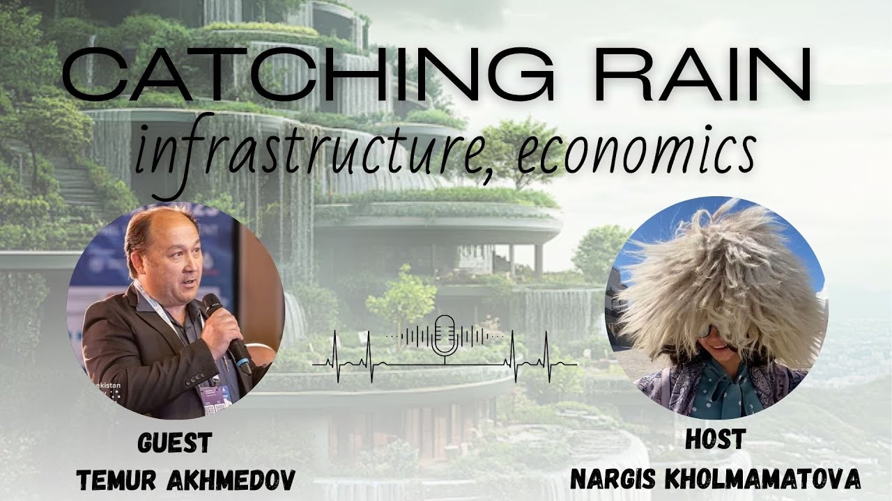 Temur Akhmedov on Rainwater Collection systems in New Tashkent Project | Pottercast_Water: Episode 3