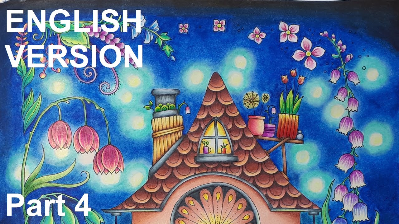 Fairy House part 4 : night sky background - WORLD OF FLOWERS - Johanna BASFORD