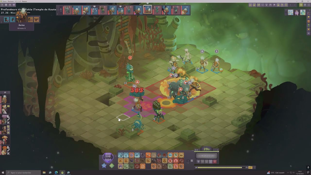 (Dofus3) Donjon 200 : Temple de Koutoulou ( Succès Vaincre Koutoulou  ) Test 3