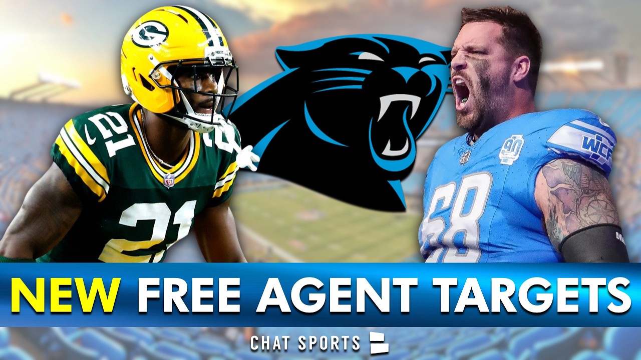 NEW Panthers Free Agent Targets After Day 1 Of NFL Free Agency | Carolina Panthers Rumors