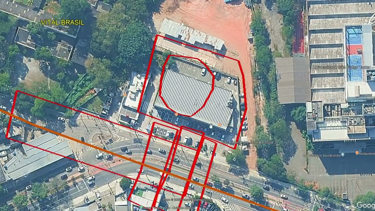 LOCAIS DAS ESTA&Ccedil;&Otilde;ES DA LINHA 22 MARROM (TRECHO DE S&Atilde;O PAULO)
