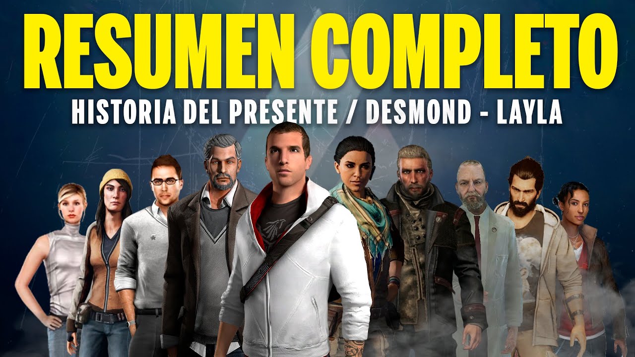 el PRESENTE de Assassin's Creed en 1 Vídeo (Desmond, Abstergo, Layla... TODO LO QUE NECESITAS SABER)