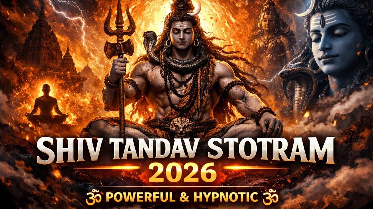 Listen Once & Feel Shiva 🔱 Shiv Tandav Stotram Meditation | 2026 New Version