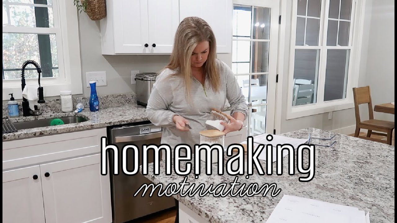 Homemaking Motivation |channel update, kitchen organization, grocery haul | simple joy filled living