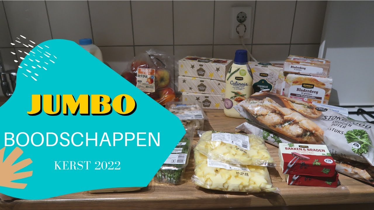 JUMBO BOODSCHAPPEN SHOPLOG KERSTEDITIE 2022
