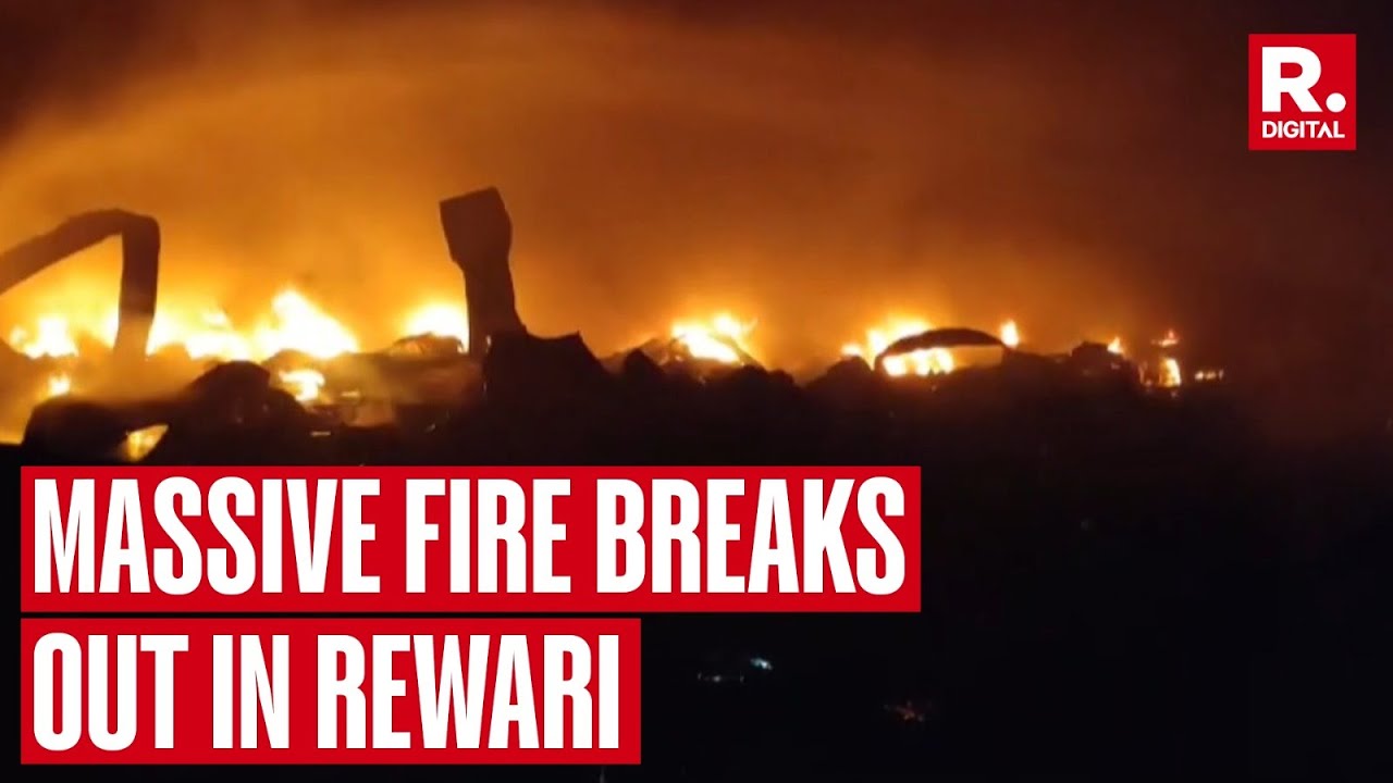 Fire Breaks Out At Napkin Manufacturing Factory In Rewari