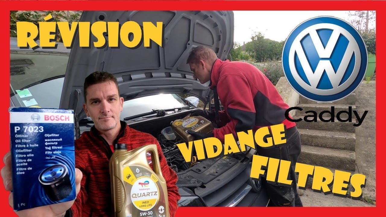 Moteur 1.6 TDI : Vidange moteur, filtres facilement 🔧 (VW, Audi, Skoda, Seat)