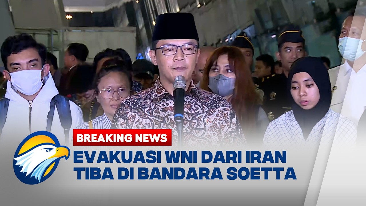 [FULL] BREAKING NEWS - WNI YANG DIEVAKUASI DARI IRAN TIBA DI BANDARA SOETTA