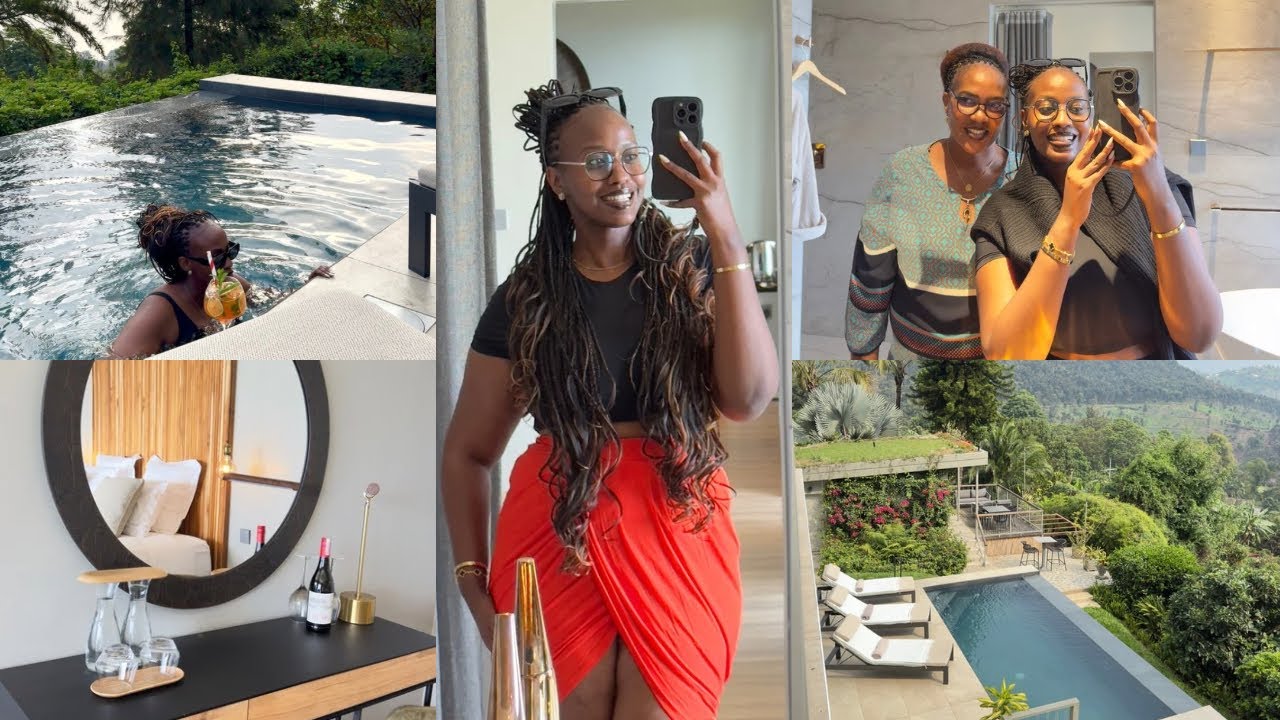 Luxury Solo Staycation in Gisenyi at Ubucuti Lodge & Quality time and lunch date with my Mom.