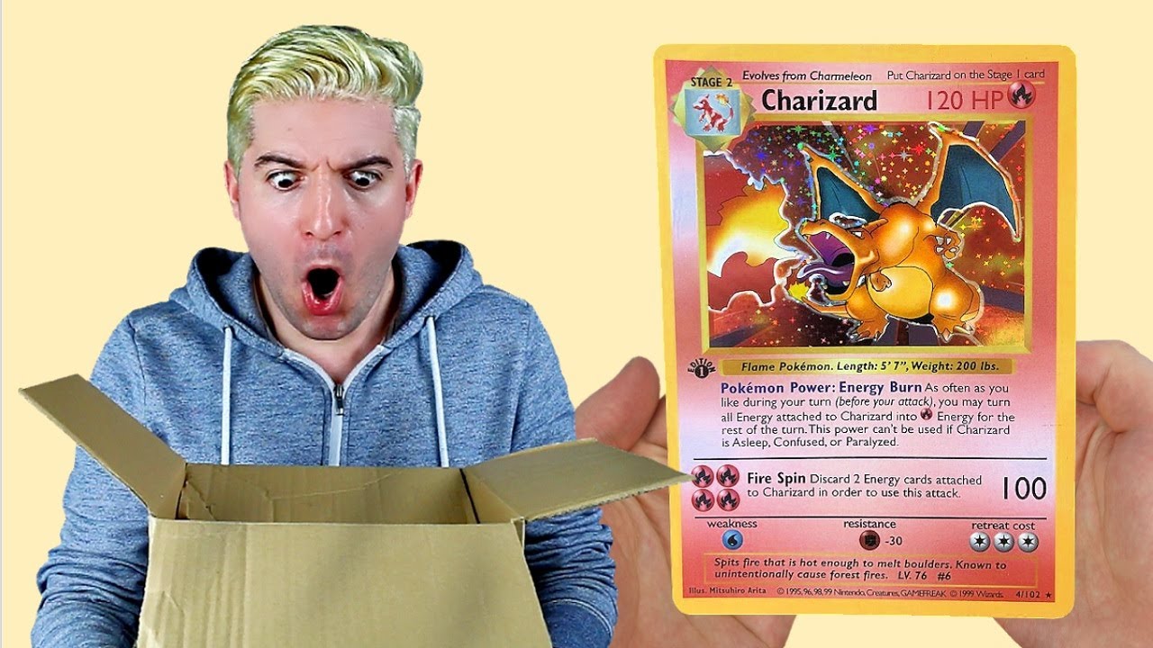 I WAS SENT A 1ST EDITION CHARIZARD?!? (Pokemon P.O Box Fan Mail!)