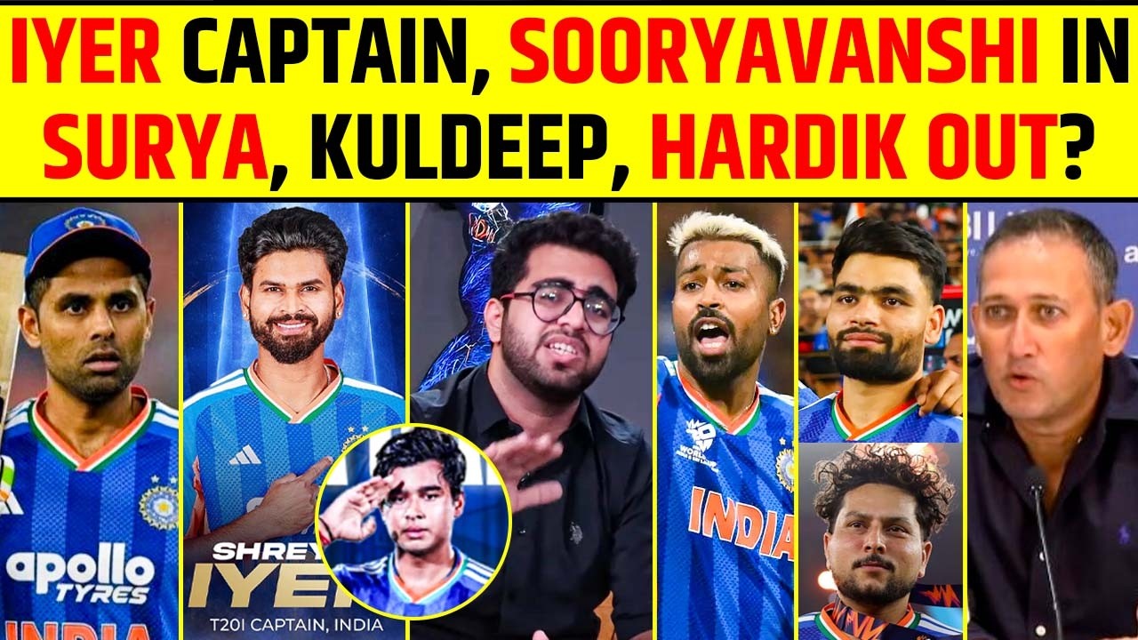 SHREYAS IYER NEW T20I CAPTAIN! | SOORYAVANSHI IN, SURYA-HARDIK-KULDEEP OUT? #shreyasiyer #teamindia